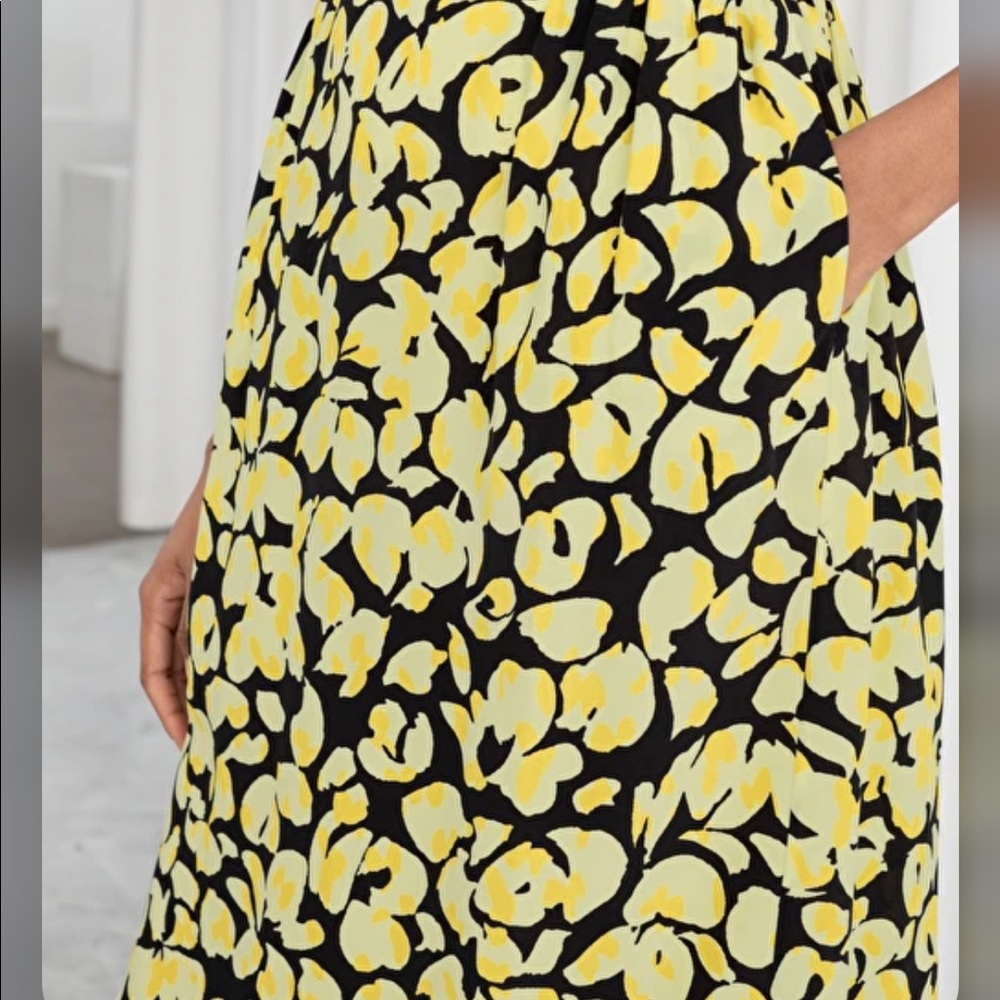 Floral midi skirt @otherstories